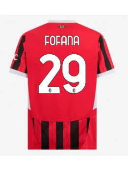 AC Milan Youssouf Fofana #29 Domaci Dres 2024-25 Kratak Rukavima